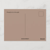 Het moerasbos in Mississippi Briefkaart (Achterkant)