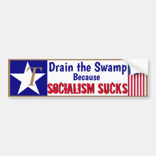 Het moerassocialisme Sucks Bumpersticker