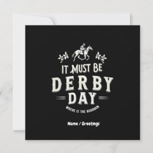 Het moet Derby Day Nice Pet zijn waar Bourbon is Kaart