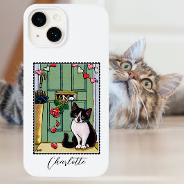 Het moet liefde Schattigee Cat Custom Name zijn Case-Mate iPhone 14 Hoesje