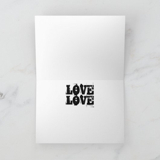 Het moet Liefde zijn Feestdagen Kaart (Binnen)