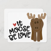 HET MOET LIEFDE ZIJN FEESTDAGENKAART (Voorkant / Achterkant)