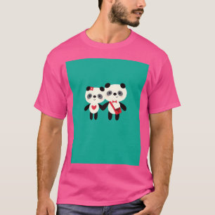 Het moet liefde zijn - Preppy Panda's T-shirt