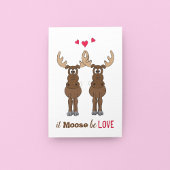 Het moet liefde zijn Valentijnsdag Schattig Grappi Feestdagen Kaart