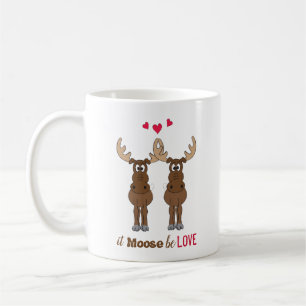 Het moet liefde zijn Valentijnsdag Schattig Grappi Koffiemok