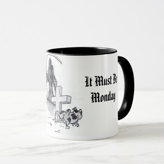 Het moet maandag zijn mok (Voorkant rechts)