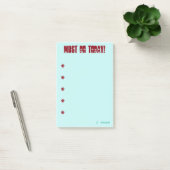 Het moet vandaag - goed werk - post het nota's post-it® notes (Kantoor)