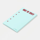 Het moet vandaag - goed werk - post het nota's post-it® notes (Schuin)