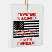 Het moet worden herlezen Kerstmis Ornament (Rechts)