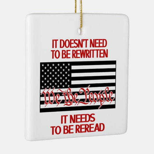 Het moet worden herlezen Kerstmis Ornament (Rechts)