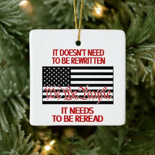 Het moet worden herlezen Kerstmis Ornament (Boom)