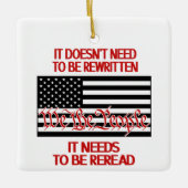 Het moet worden herlezen Kerstmis Ornament (Voorkant)