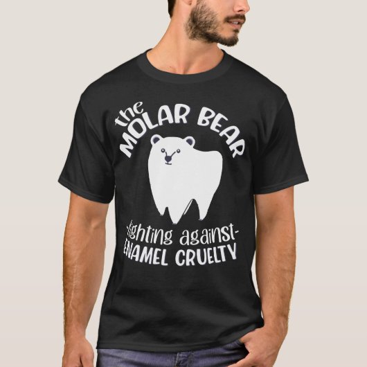 Het Molaire Beer 2021, Funny Dentist Gift T-shirt (Voorkant)
