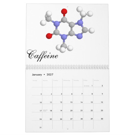 Het Moleculaire Collectie 2011 Kalender (Jan 2027)