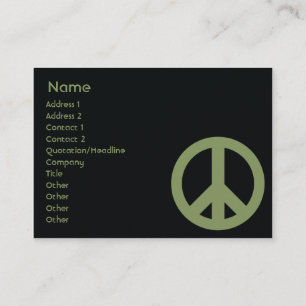 Het Mollige Symbool van de vrede - Visitekaartje