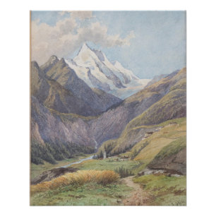 Het Mölltal met de Großglockner – Carl Lafite Perfect Poster