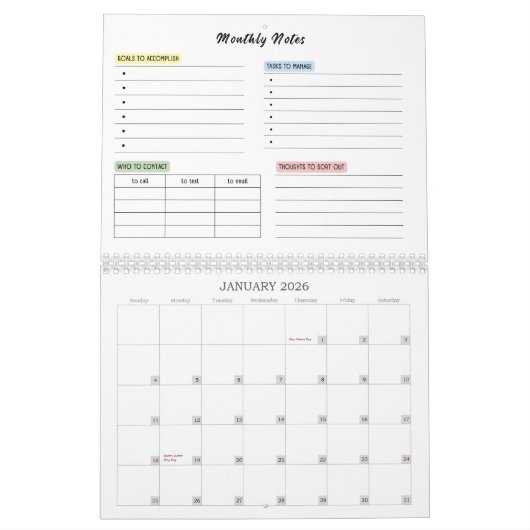 Het moment Co. Maandelijkse kalender (Jan 2026)