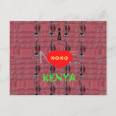 Het moment dat je droomt van Kenya Hakuna Matata Briefkaart (Voorkant)