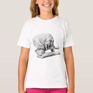 Het moment gehouden t-shirt