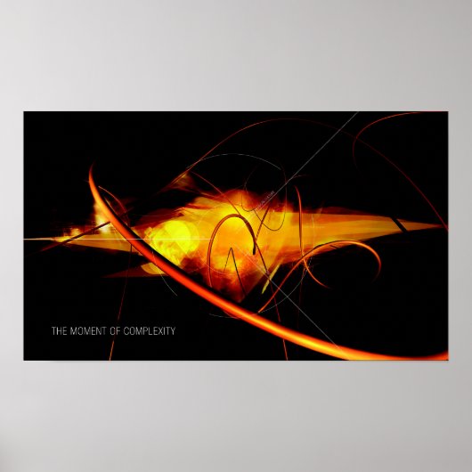 Het moment van complexiteit poster (Voorkant)
