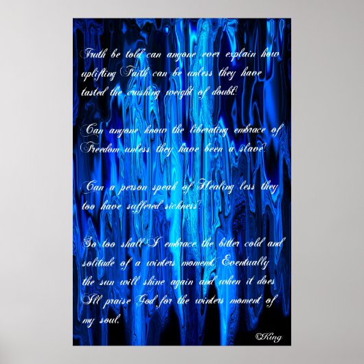 Het moment van de winter in de sol ©BELGA_King09 Poster (Voorkant)