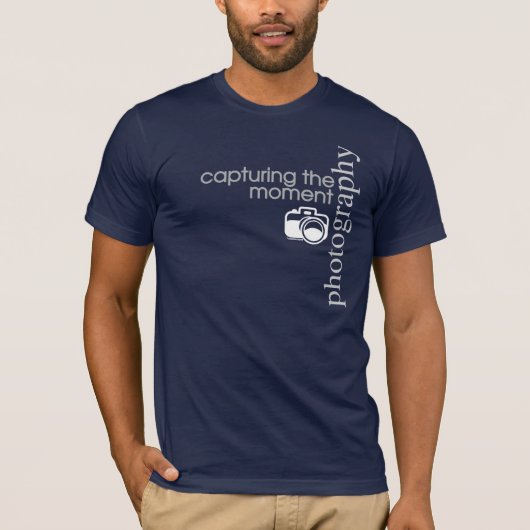 Het moment vastleggen t-shirt (Voorkant)