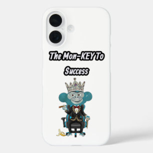 Het Mon-key tot succes cadeau iPhone 16 Hoesje