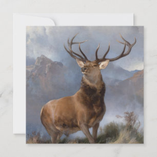 Het monarch van de Glen (Wilde Stag) (door Landsee Kaart