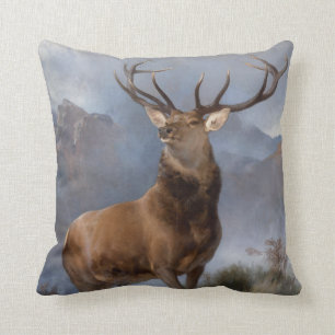 Het monarch van de Glen (Wilde Stag) (door Landsee Kussen