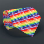 Het mondig maken van de Stropdas van Pride<br><div class="desc">Geniet van trots met deze kleurrijke en krachtige stropdas!</div>
