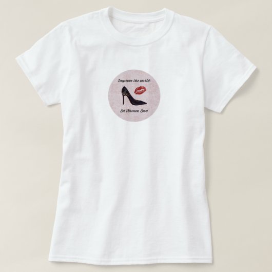 Het mondig maken van vrouwen t-shirt (Design voorkant)