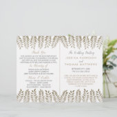 Het Monochrome Fern Woodland Wedding Collectie (Staand voorkant)