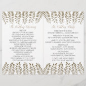 Het Monochrome Fern Woodland Wedding Collectie (Achterkant)