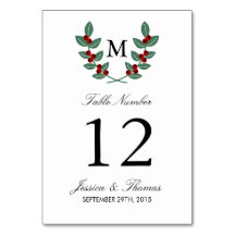 Het Monogram Berry Struik Wedding Collectie