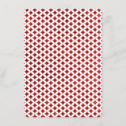 Het Monogram het Spelen Menu van het Collectie van (Achterkant)