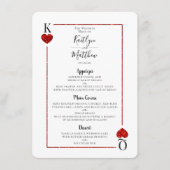 Het Monogram het Spelen Menu van het Collectie van (Voorkant)