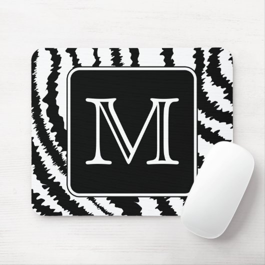 Het Monogram van de douane, de Gestreepte Muismat (Met muis)