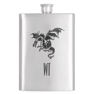 Het Monogram van de draak Heupfles