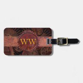 Het Monogram van de Luxe van het Leer van de Bagagelabel