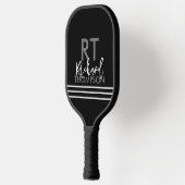 Het Monogram van de speler (naam initiaal) op Zwar Pickleball Paddle (Links)