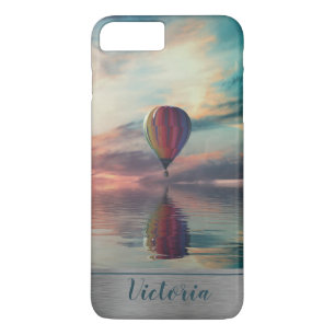 Het Monogram van een Heete Luchtballon iPhone 8/7 Plus Hoesje