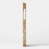 Het monogram van het hart en de Bronchiale Arterie Case-Mate iPhone Case (Achterkant / Links)