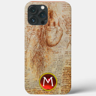 Het monogram van het hart en de Bronchiale Arterie Case-Mate iPhone Case
