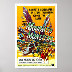 Het Monolith Monsters Movie Poster