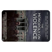 "Het monopolie op geweld" magneet (Horizontaal)