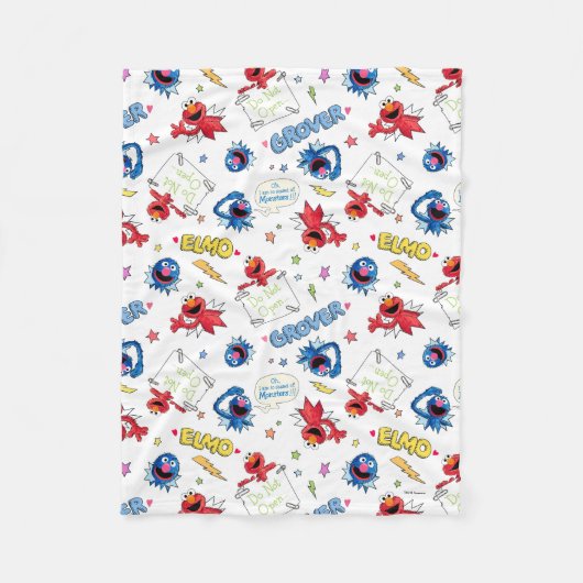 Het monster aan het eind van dit Patroon van het V Fleece Deken (Voorkant)