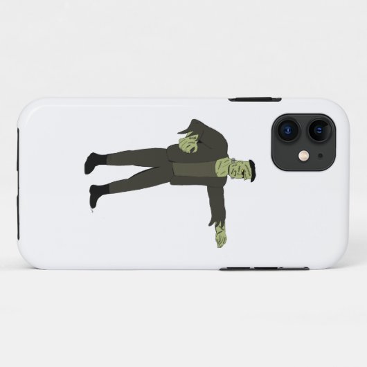 Het monster Case-Mate iPhone case (Achterkant (horizontaal))