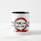 Het monster dat je Creëer - Kratos Tweekleurige Koffiemok (Center)