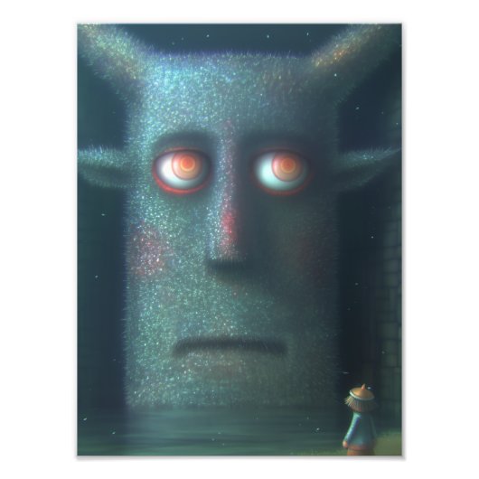 Het monster foto afdruk (Voorkant)