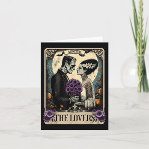 Het Monster Frankenstein En Bruid De Geliefden Tar Kaart